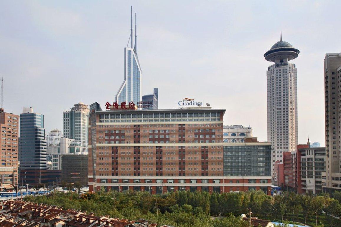 Green Court Residence City Center, Шанхай Екстериор снимка