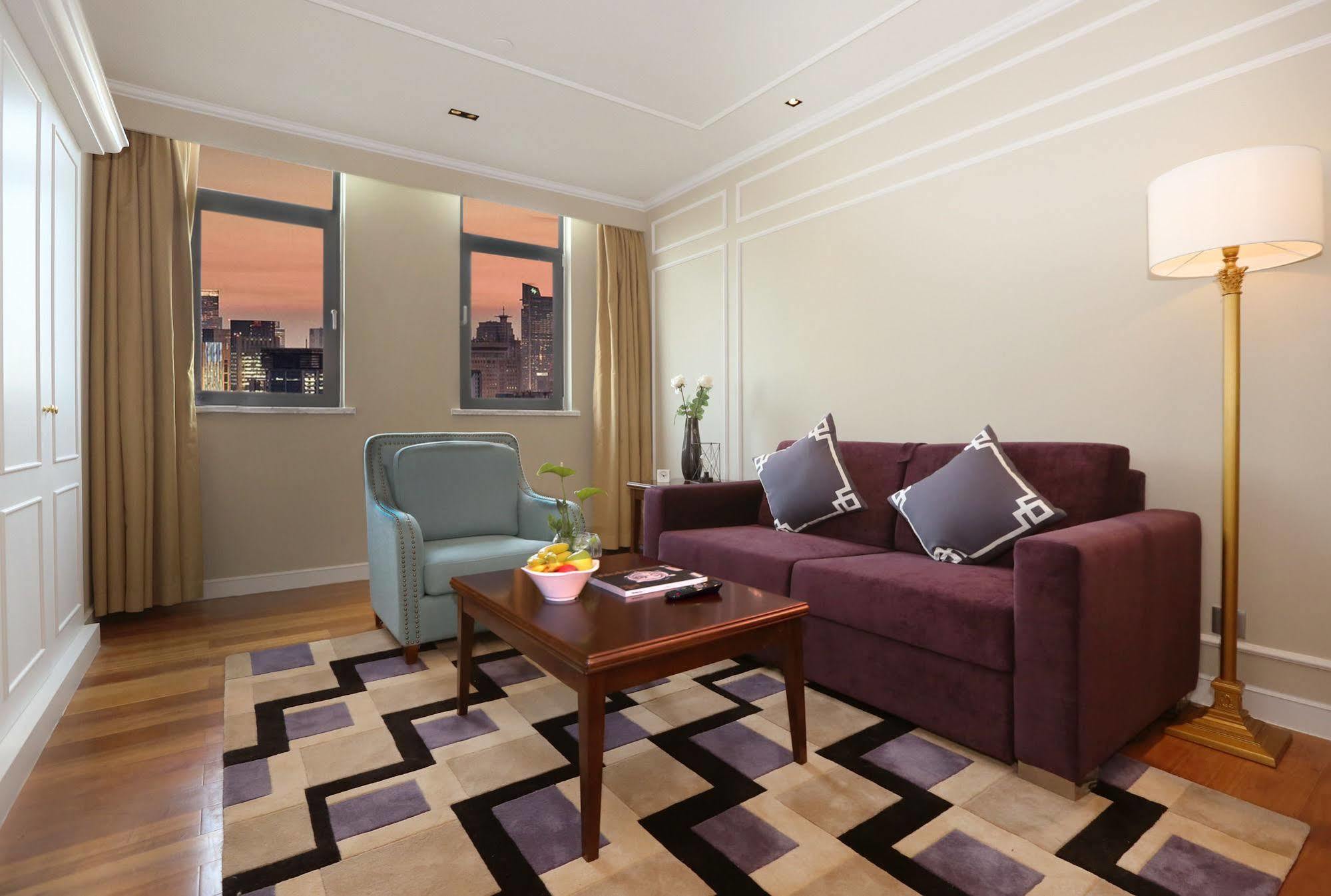 Green Court Residence City Center, Шанхай Екстериор снимка